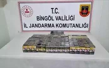 Bingöl'de 500 Paket Kaçak Sigara Operasyonu