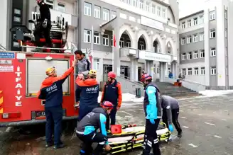 Bingöl'de Binlerce Öğrenciye Deprem ve Yangın Tatbikatı
