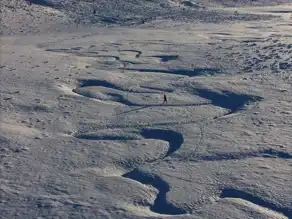 Doğu Anadolu'da Karlı Menderesler Dronla Çekildi