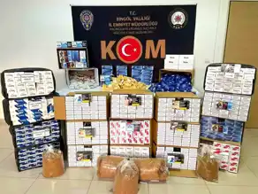 Bingöl'de Büyük Kaçak Tütün Operasyonu: 197 Bin Makaron ve 16 Kilo Tütün Ele Geçirildi!