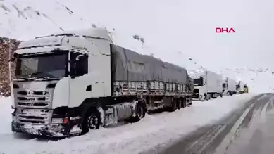 Bingöl'de Yoğun Kar Yağışı: TIR Trafiği Durdu!