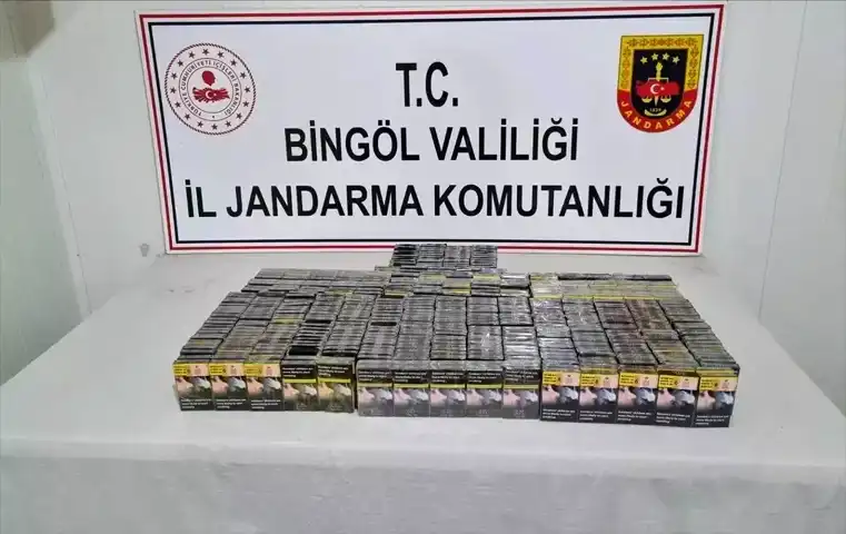Bingöl'de 500 Paket Kaçak Sigara Operasyonu