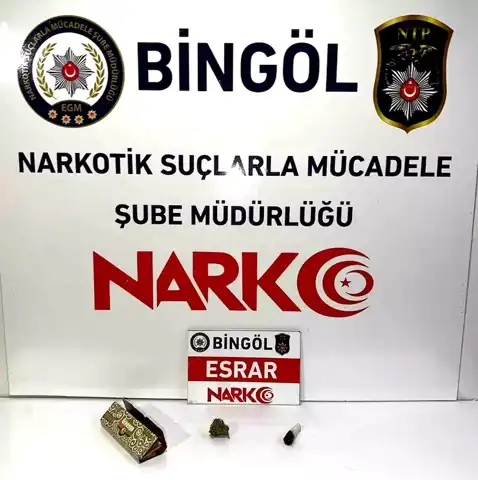 Bingöl'de Uyuşturucu Operasyonu: Aranan Şüpheli Yakalandı