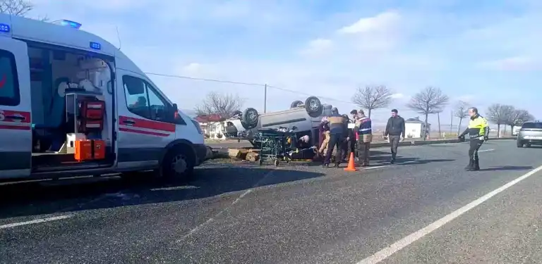 Elazığ'da Ağır Trafik Kazası: 4 Yaralı